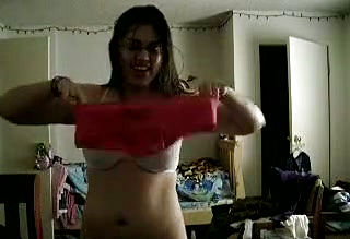Nerdy and obese Indian Teenager Flashes Me her fun bags on web cam
