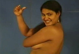Indian obese First timer dark hued head Flashes Off Her Bra stuffers On Camera