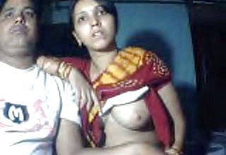 My Indian Wifey is Pridefully demonstrating Her Ample congenital bra stuffers