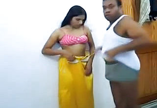 Long Haired Indian housewife Gives Dt to Her Neighbor
