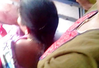 Tamil Youthfull woman Steamy Breasts in bus