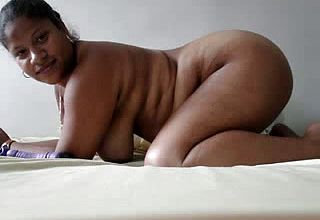 Round and Buxomy Mature Indian female milks On Her sofa