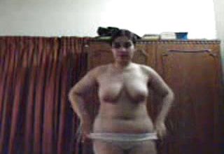 Fatty Indian teenager toying With her Meaty bra stuffers In a shower