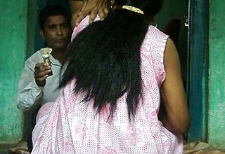 Damsels underarms hair Were meticulously Trimmed by Skillful barber