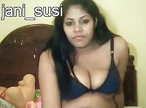 Delightful Gigantic Indian Woman in undergarments in front of cam